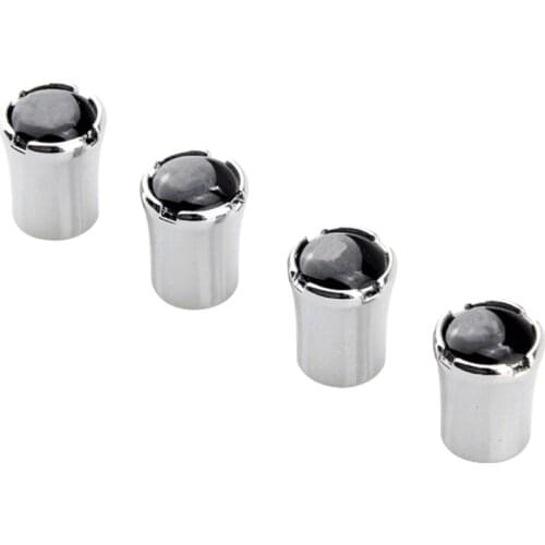 200Set New style Car Tires Wheel Valve Cap Moto Tyre Rim Valve Cap Dust Cover Black/Silver #FD-2791