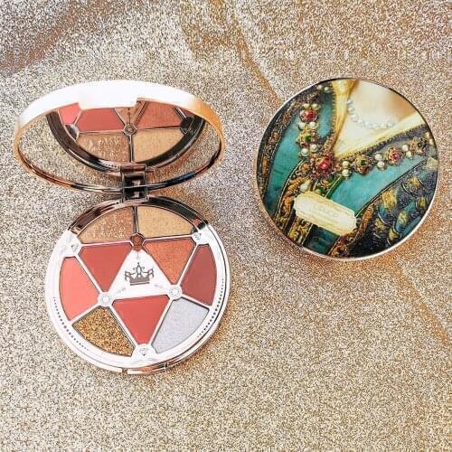 Royalty and Nobility 9colors Eyeshadow Palete Waterproof Beauty Glazed Makeup Pallete Professional Natural Charm Gift for Girls