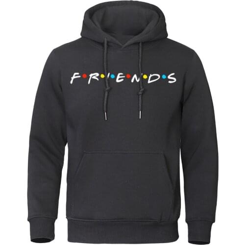 2019 Winter Autumn Mens Hoodies Fashion New Pullovers Friends Printed Sweatshirts Casual Tracksuit Loose Male Streetwear Tops