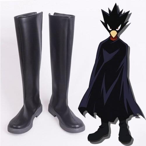 Anime My Hero Academia Cosplay Shoes Tokoyami Fumikage Cosplay Boots Halloween Party Boku no Hero Academia Daily Leisure Shoes