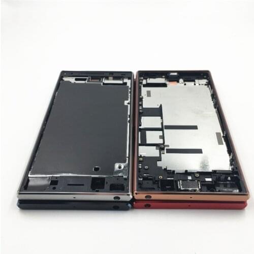 Original For Sony Xperia XZ Premium XZP Middle Front Frame Bezel Housing LCD Screen Holder Frame Repair Parts