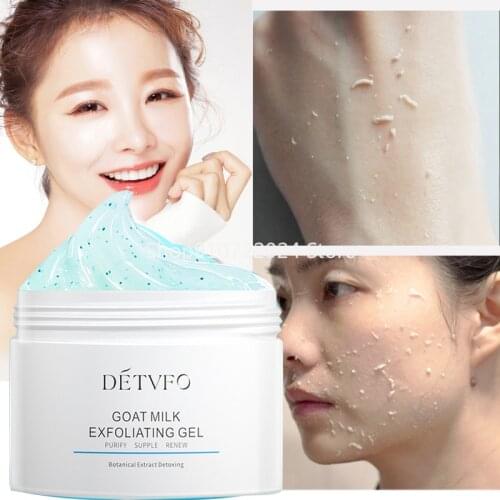 Facial Massage Exfoliating Scrub Gel Shrink Pores Dead Skin Calluses Moisturizing Whitening Exfoliate Body Cream Anti-Wrinkle