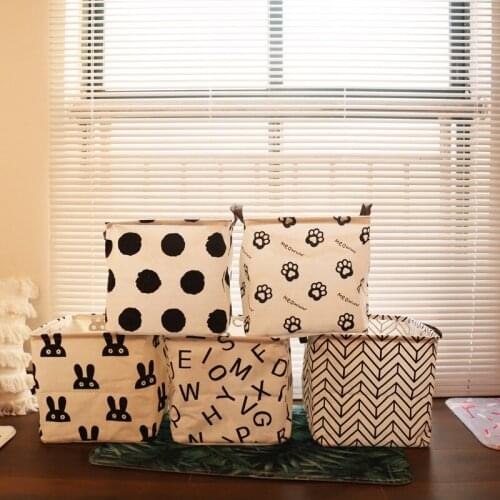 New Foldable Dirty Clothes Storage Basket Toys Organizer Household Products Bins Laundry Sundries Underwear Storage Supplies