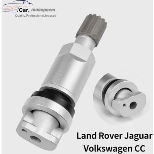 TPMS-12 Tire Valve Durable For Steel Mate Nissan BMW X5 Mitsubishi Jeep Aluminum Tire Pressure Sensor Valves TPMS Replacement