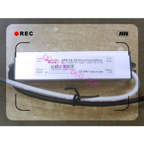 [ZOB] RONGLAN waterproof switching power supply 12V1A LPV-12-12 12W --5PCS/LOT