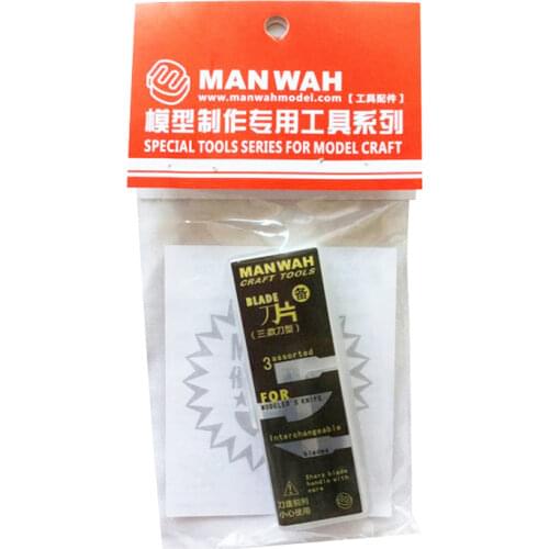 WANWAH MW-2160 Model Tools Three Types of Razor Blade for Carving Knife