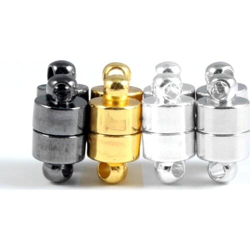 10Pcs 11x6mm Copper Magnetic Clasps Supplies For Jewelry Necklace Bracelets Hand Made Connected Clasps DIY Jewelry Making