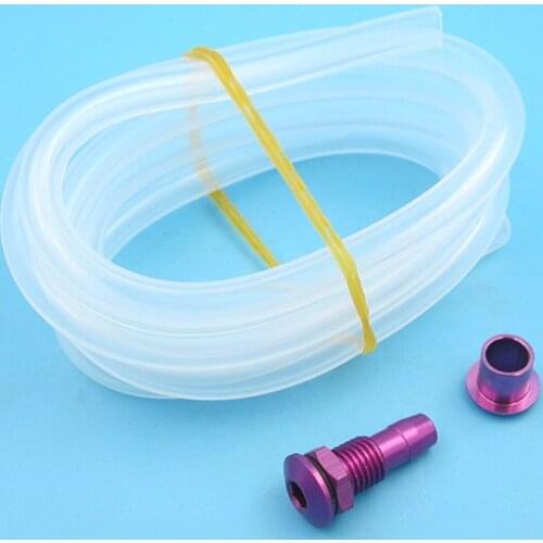 1 Set 3*5mm/4*7mm Water Pipe+ M6/M8 Aluminum Nozzle Spout Water Cooling Spare Parts Kit for RC Boat Model