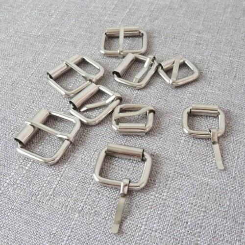 1 pcs 25mm metal adjuster pin buckle clasp glide for bag handbag pet dog collar sewing accessory strap belt buckle factory price