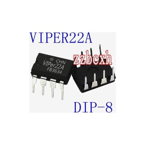 10PCS/LOT New original In Stock VIPER22A VIPER22 DIP-8