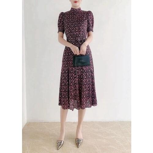 21 New Spring Summer Collections Vintage Print Midi Dress US 0-8