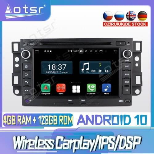 Android10 PX6 128G For Chevrolet AVEO CAPTIVA 2002 Car DVD GPS Navigation Auto Radio Stereo Multimedia Player HeadUnit 2din