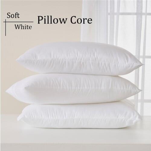White Pillow Core Cushion Inner Filling Cotton-padded Soft Cushion Insert Cushion Core Bed Pillows for Sofa Car Home Decor