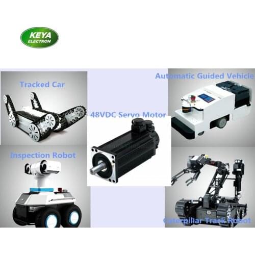 Factory wholesales brushless dc servo motor 48v 2.2kw for self guided crawler, intelliegent robot car