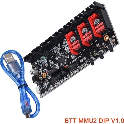 BIGTREETECH MMU2 DIP V1.0 Module Material Upgrade For MMU2S Kit Complete Prusa I3 MK2.5S MK3S MMU 2S 3D Printer Parts SKR V1.4