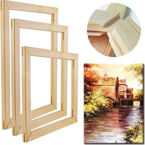 FSBCGT Wood Frame For Canvas Diamond Painting Frames Wall Art Canvas DIY Poster Frame Factory Price Drop Shipping
