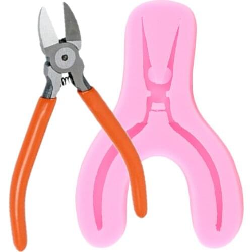 DIY Tools Plier Silicone Mold Cake Decorating Tool Cake Sugar Craft Moulds Fondant Chocolate Gumpaste Candy Clay Moulds