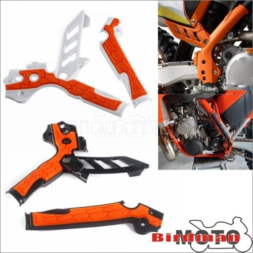 For EXC SX SXF XC XC-W XC-F Frame Protection Guard Enduro Dirt Bike Off Road Motocross Grip Frame Cover # 2374251008 Accessories