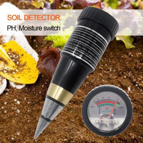 Soil PH Meter Tester Hygrometer Portable Moisture Acidity Sensor PH Instrument Soil Tester for Plants Crops Flowers Vegetable