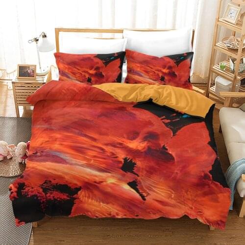 Oil Painting Duvet Cover 3D Printed 3pcs Bedding Set Colorful Quilt Cover Queen King Size Bedding Set Luxury Home Textiles