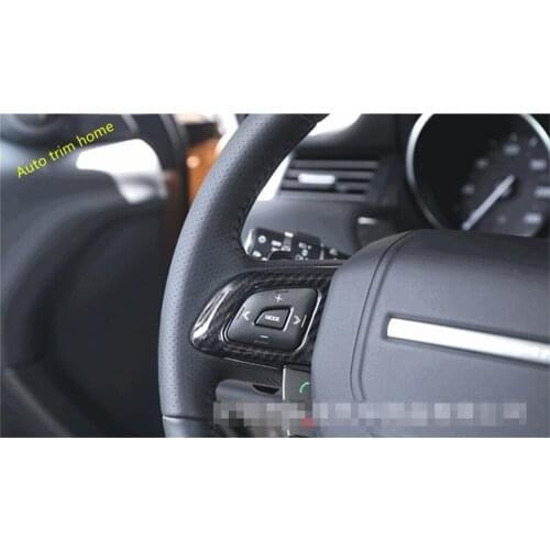 Lapetus ABS Steering Wheel Frame Cover Trim 2 Pcs / Set For Range Rover Evoque 2012 - 2018 Auto Accessories