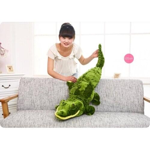 Stuffed animal about 120cm simulation crocodile plush toy doll w3239