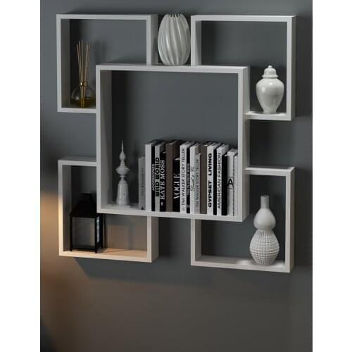 Wall Shelf Glossy White 555