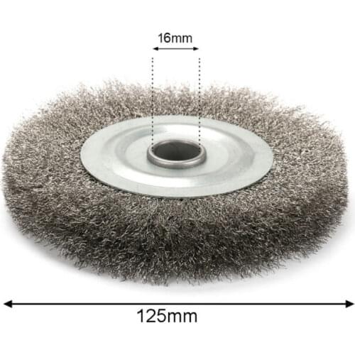 Bench Grinder Wire Wheel Brush Rust Remover Descaling Cleaning Polishing Tools