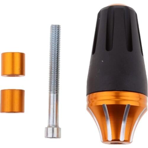 Orange/Black Motorcycle CNC Aluminum Frame Slider Falling Crash Protector
