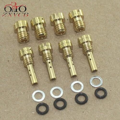For ZR1200 ZRX1200 ZRX1200R ZR ZRX 1200 R Motorcycle carburetor repair kit Slow main jet Screws