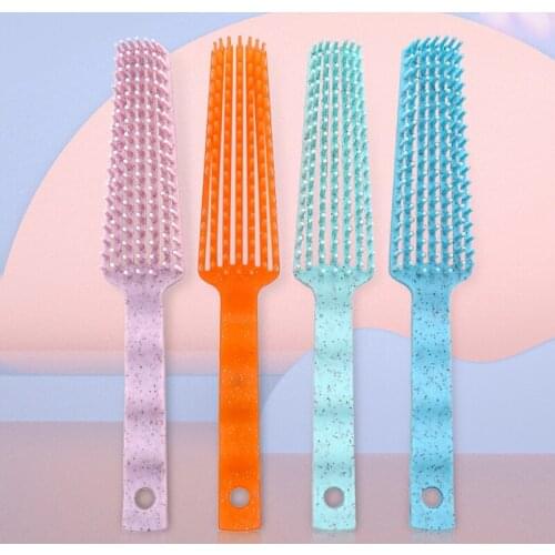 Wheats Straw Detangling Hair Comb Scalp Massag Not Easy to Deform Durable Hair Brush Household Hairdressing Tool