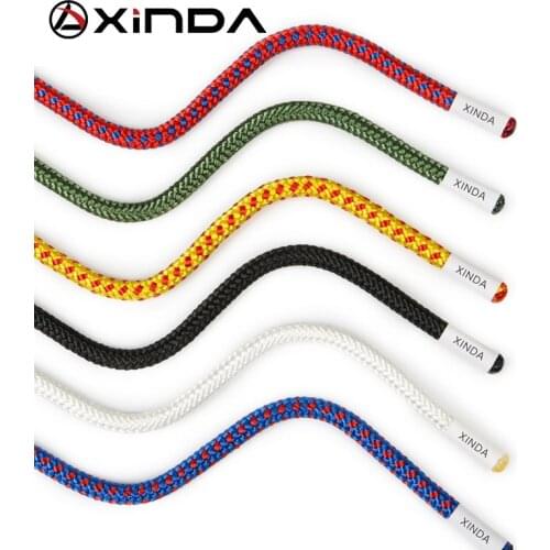 XINDA Escalada Paracord Rock Climbing Rope Accessories Cord 4mm Diameter High Strength Paracord Safety Rope Survival Equipment