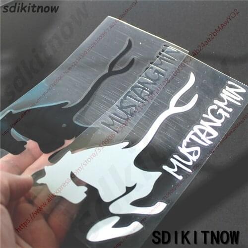 Horse Sports Sticker Racing Windows Door Body Decal Car Styling Fit For ford Mustang accessories 2015 2016 2017 2018 custom