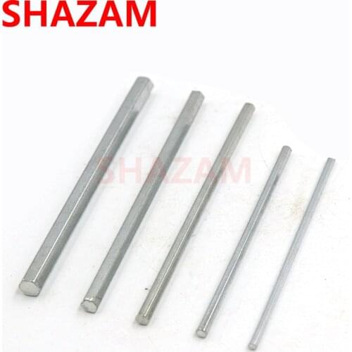 Carbide Tungsten Steel Beads Polishing Fixed Shaft Hexagon Mounting Shaft SHAZAM 1.5-4.0mm Woodworking Tools Drill Bits 5pcs