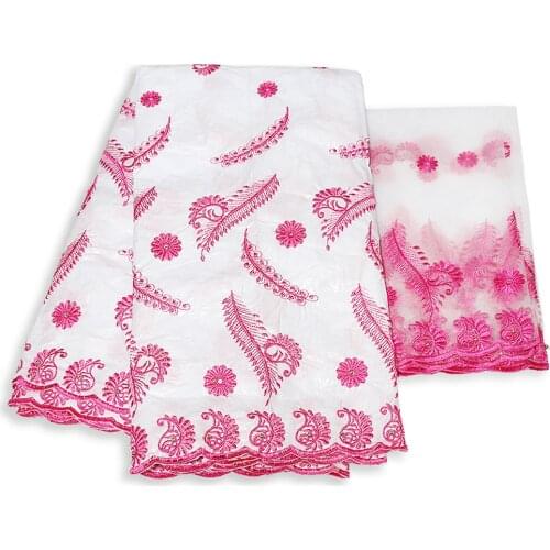 Telas Patchwork algodon Bazin Riche Guinea Brocade African Sewing Materials Quilting Atiku Fabrics Mesh Tulle Lace 5+2 yards/lot