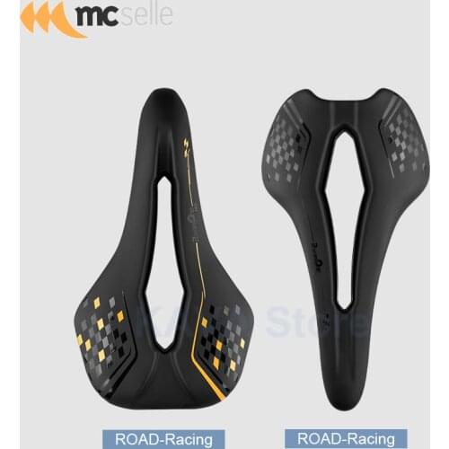 MCSELLE Ultralight Selle Road Bike Saddles Racing Seat MTB Bicycle Comfortable Seat Mat Cycling Spare Parts