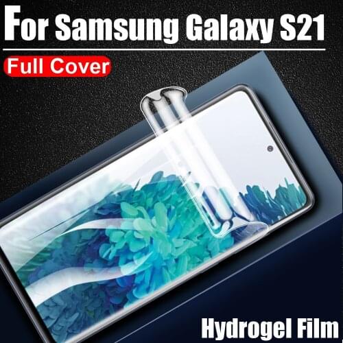 999D Ultra Clear Hydrogel Film Soft LCD Full Coverage Screen Protectors for Samsung galaxy S21 S30+ plus S21+ Protective Film