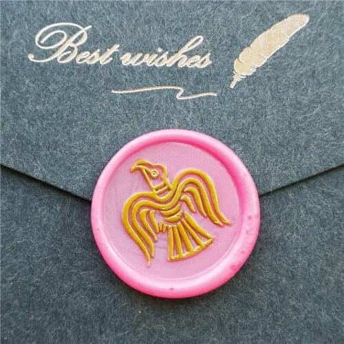 Viking Raven Wax Seal Stamp, Custom Viking Rune Sealing Wax Stamp Kit, Viking Crow Wax Stamp, Personalized Anniversary Wedding I