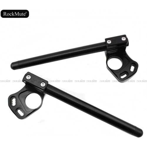 Motorcycle Fork Tube Clip Ons & Handlebars Racing Moto Split Handle Bar 22mm For KAWASAKI EX250 / Ninja 250R 2008-2012