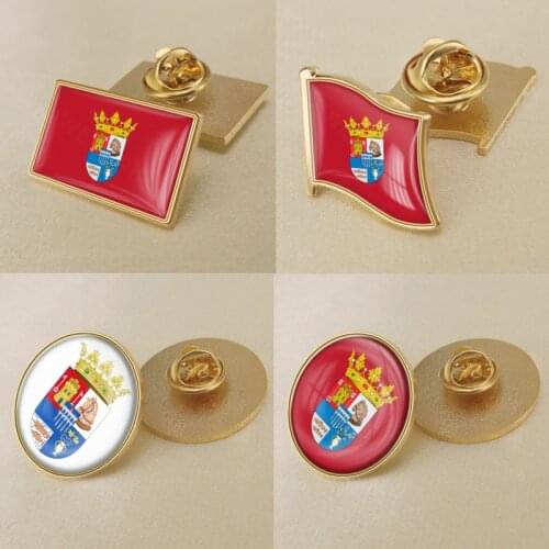 Coat of Arms of Segovia Province of Spain Flag Lapel Pins/Broochs/Badges