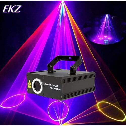 1W RGB Laser Light DJ Disco Laser Effect DMX 512 Control Party Club Laser Projector Stage Laser Light