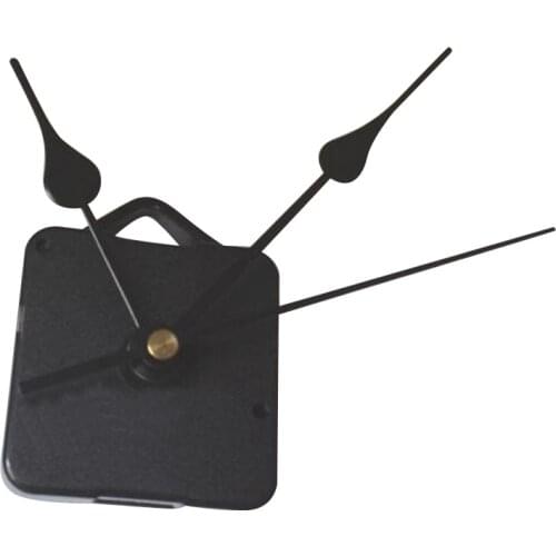 10 pieces mute mechanism Quartz Clock Movement Kit Spindle Mechanism shaft 12mm with hands Wholesale and Retail