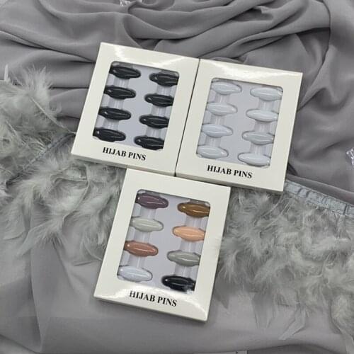 2021 Newest Design High Quality Muti-Color Plastic Scarf Accessories Buckle Muslim Hijab Safety Pins