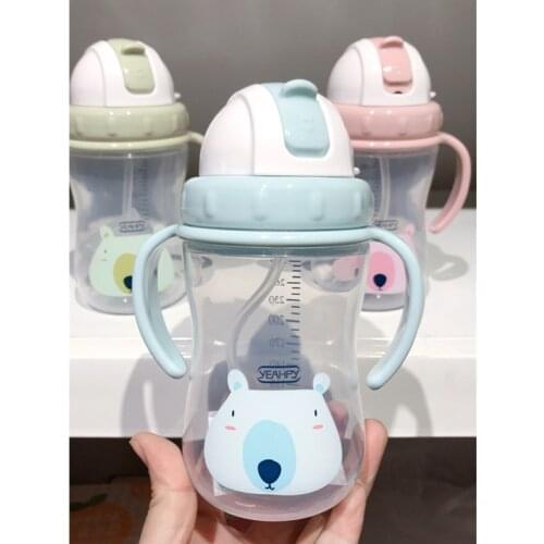 300 ml Baby Children Drinking Bottle 360 Degrees Rotating Kids Drinking Cups Kindergarten Children Gift Drinkware