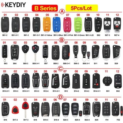 5Pcs/Lot B01 B02 B04 B05 B09 B10 B11 B12 B13 B14 B16 B19 B25 B28 B29 B31 B32 Remote Control Key for KD900 URG200 KD-X2 Mini KD