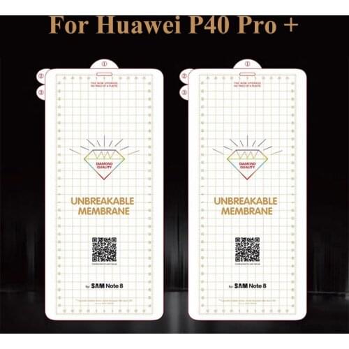 50pcs Unbreakable Membrance Hydrogel Film Screen Protector For Huawei P50 P40 Lite E Mate 40 30 Y5P Y6P Y7P Y8P Y8S Y7A Y9A