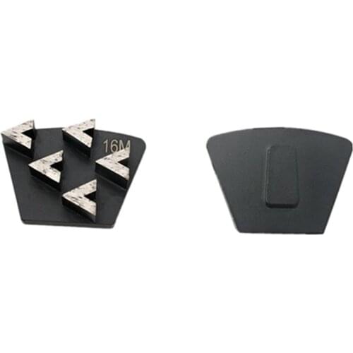 GS27 Diamond Grinding Block for Concrete Asphalt Floor Husqvarna Floor Polishing Disc with Five Arrow Segments 12PCS