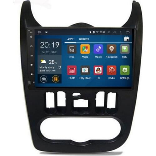 9" IPS Android 10 Car Stereo Auto Radio For Renault Duster Dacia Logan Sandero Multimedia FM RDS GPS Navigation 4+32GB No DVD