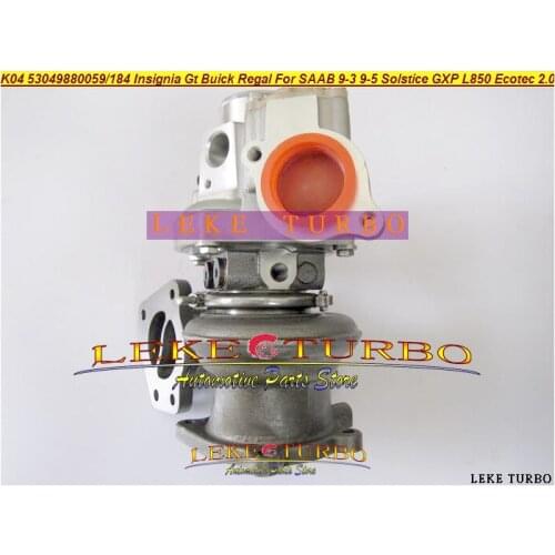 K04 53049700184 53049880200 53049700200 200 Turbo For Opel GT Insignia For Saturn Sky For COBALT HHR For Buick Regal 2.0L 250HP