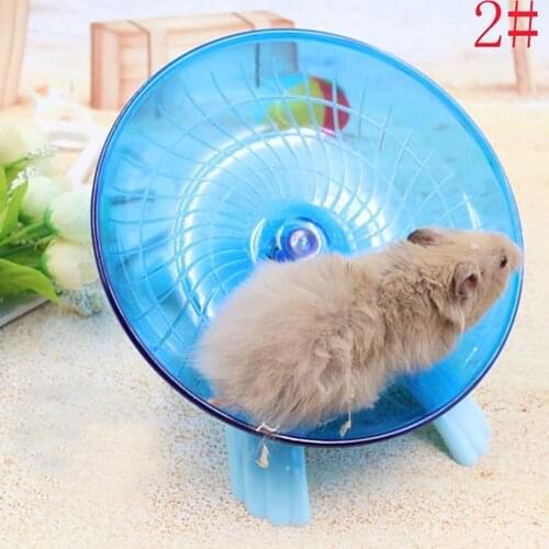 Pet Hamster Flying Saucer Exercise Wheel Hamster Mouse for Running Disc Toy Pet Products Small Pets Accessories equipment tools